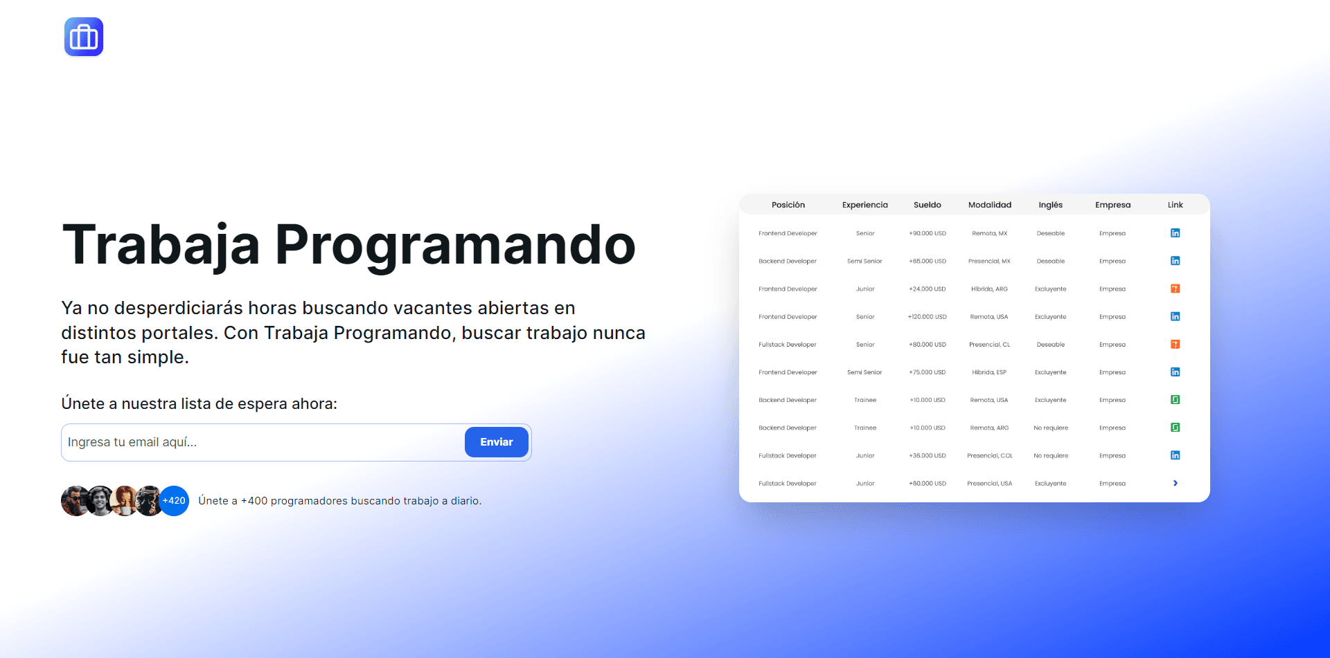 Próxima plataforma creada por Sofía